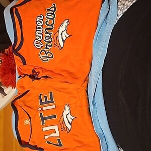 NFL 2 piece Denver Bronco Girls Infant Onsies